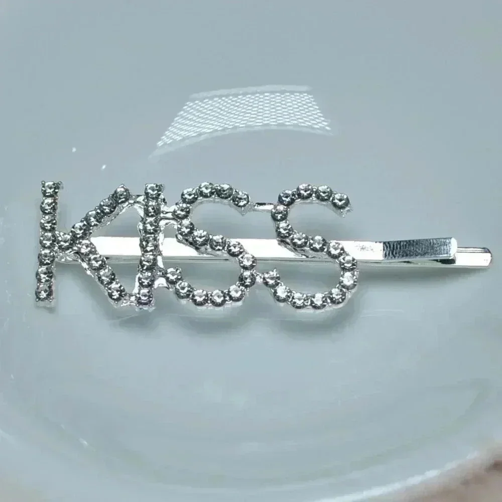 Text Hair pin